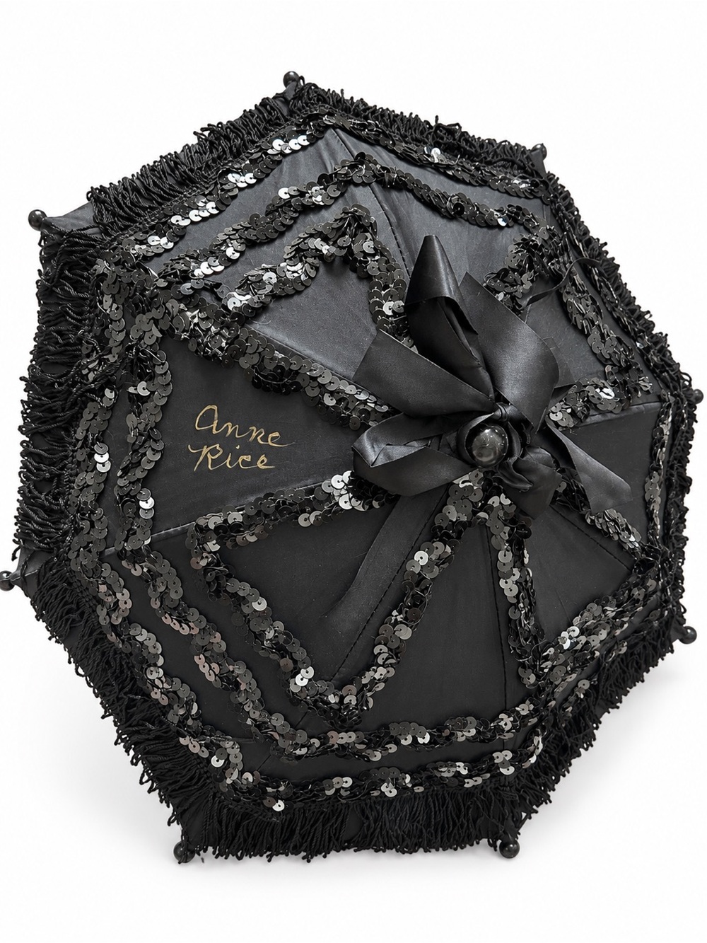 Anne Rice Autographed Gothic New Orleans Jazz Funeral Parasol -Collectible